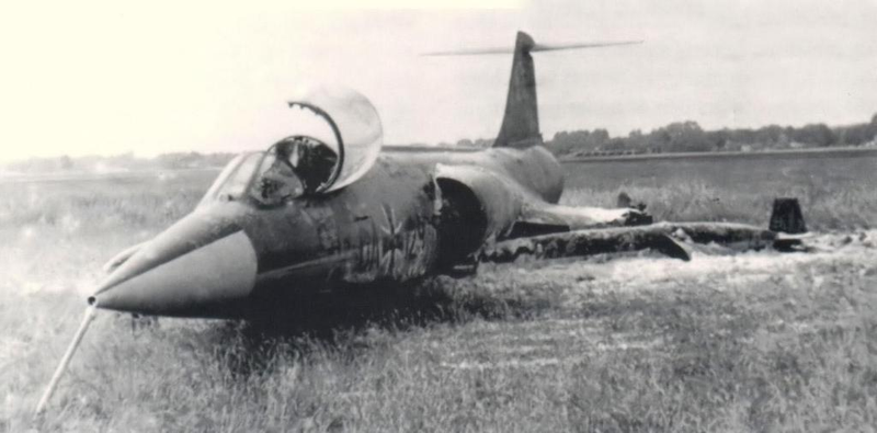F-104, post crash